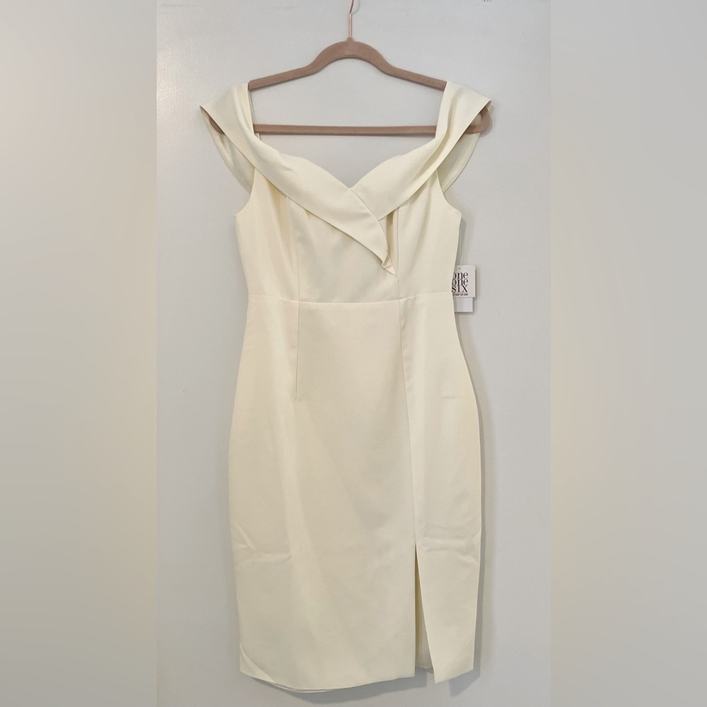 One One Six off-the-shoulder dress